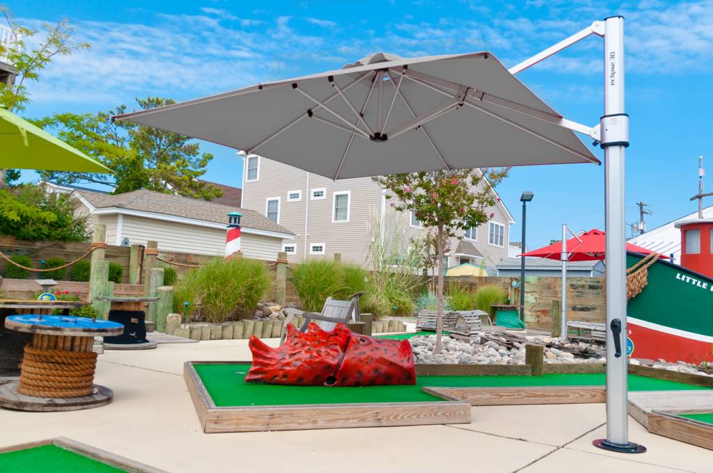 Eclipse Cantilever Commercial Umbrella Icon Outdoor Contract