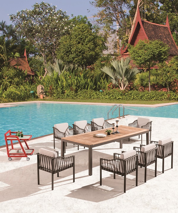 Modern outdoor dining sets sales for 8